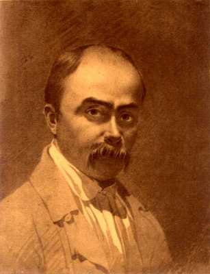 Taras Shevchenko. Self-portrait 1853